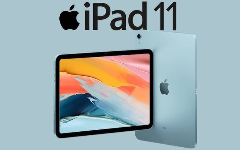 Ipad gen 11 thiết kế vuông vức, hiện đại như iPad Pro